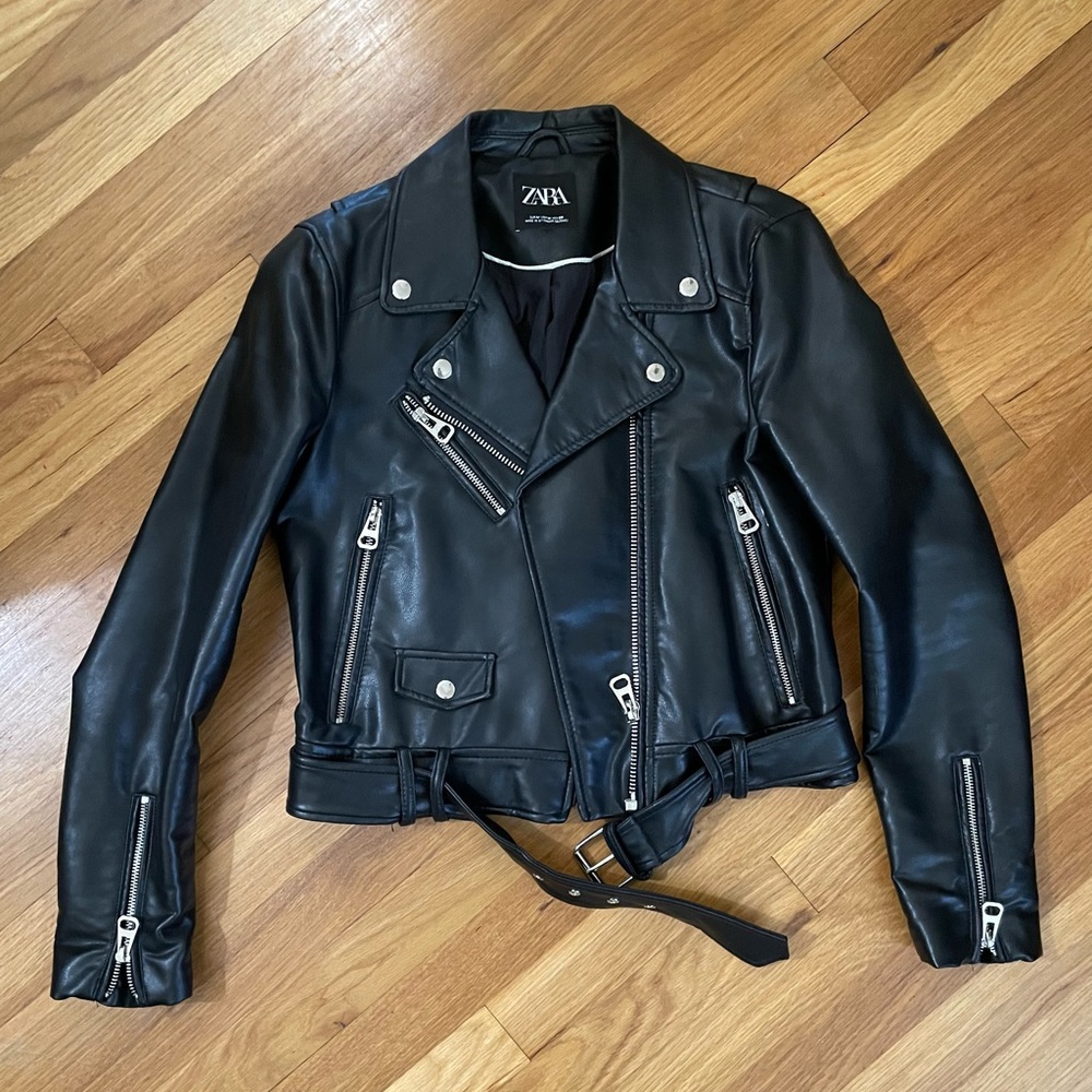 Zara Biker Jacket Size Medium